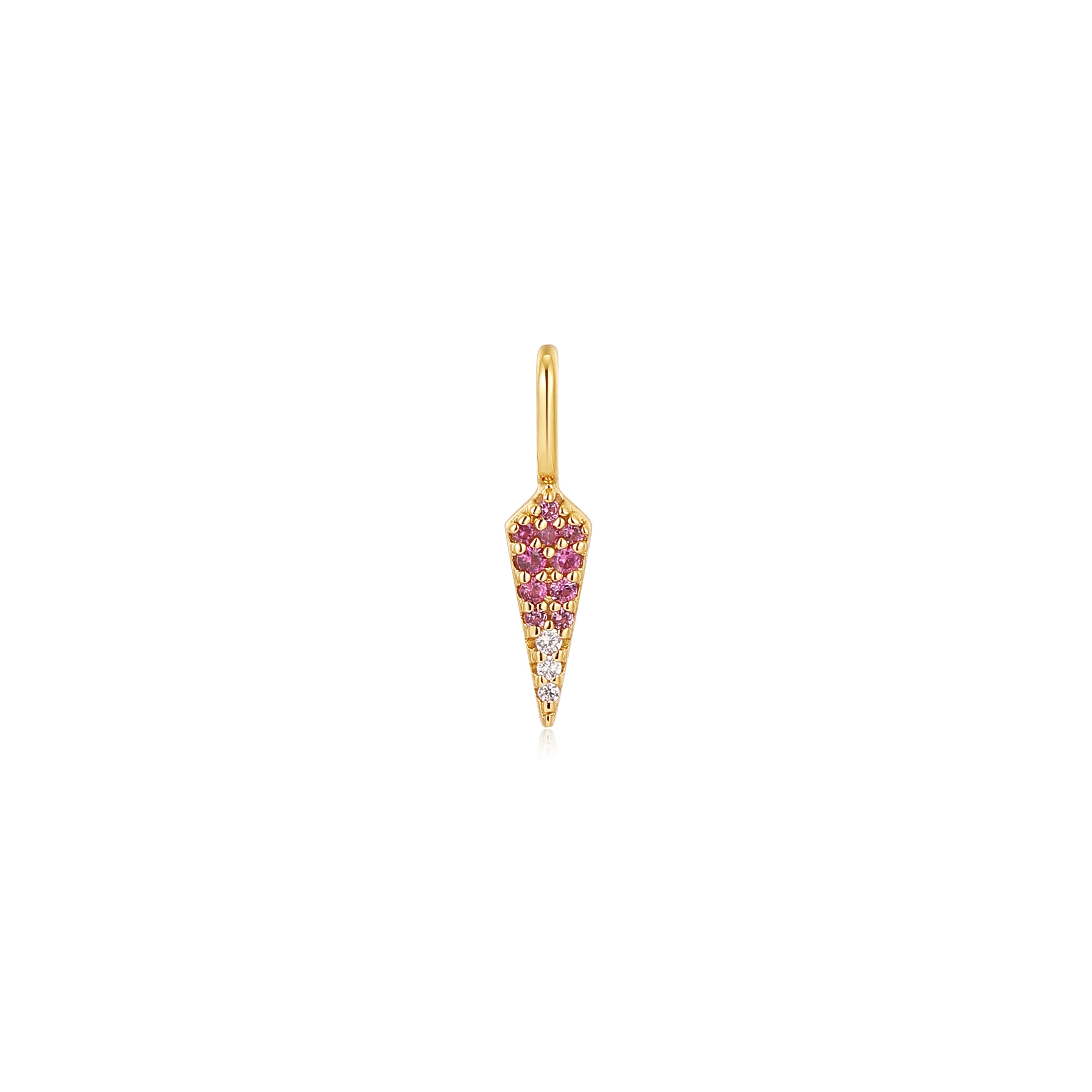 Gold Ombre Pink Charm