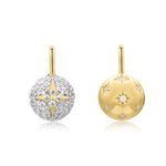 Load image into Gallery viewer, Gold Pavé Star Sphere Charm
