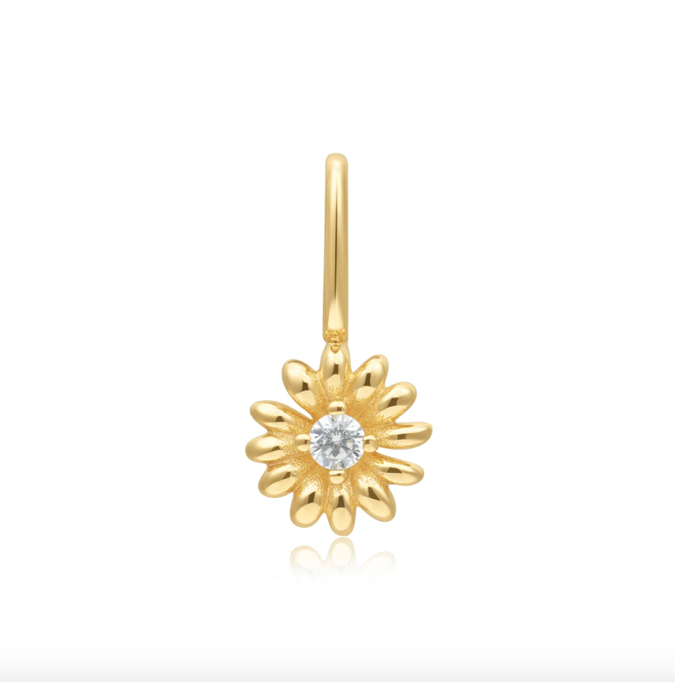 Gold Daisy Charm