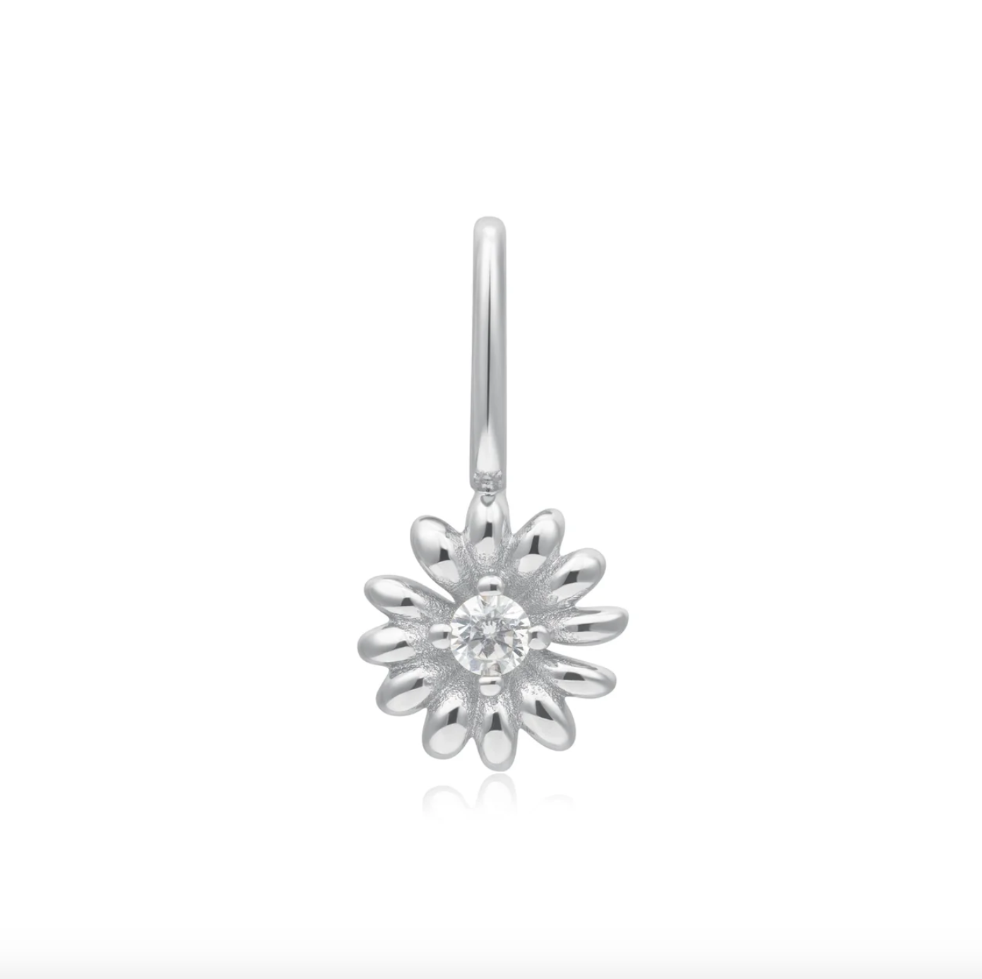 Silver Daisy Charm