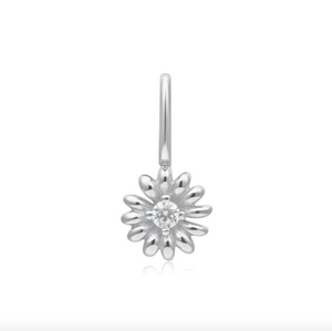 Silver Daisy Charm