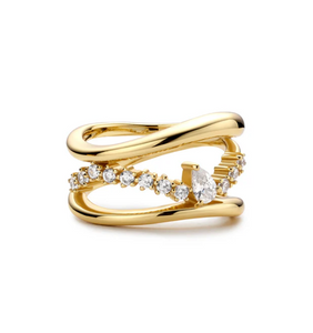 Gold Sparkle Ring