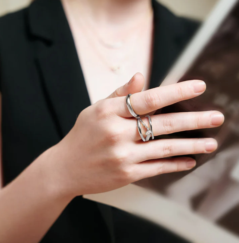 Silver Sparkle Ring