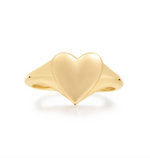 Load image into Gallery viewer, Gold Love Signet Ring
