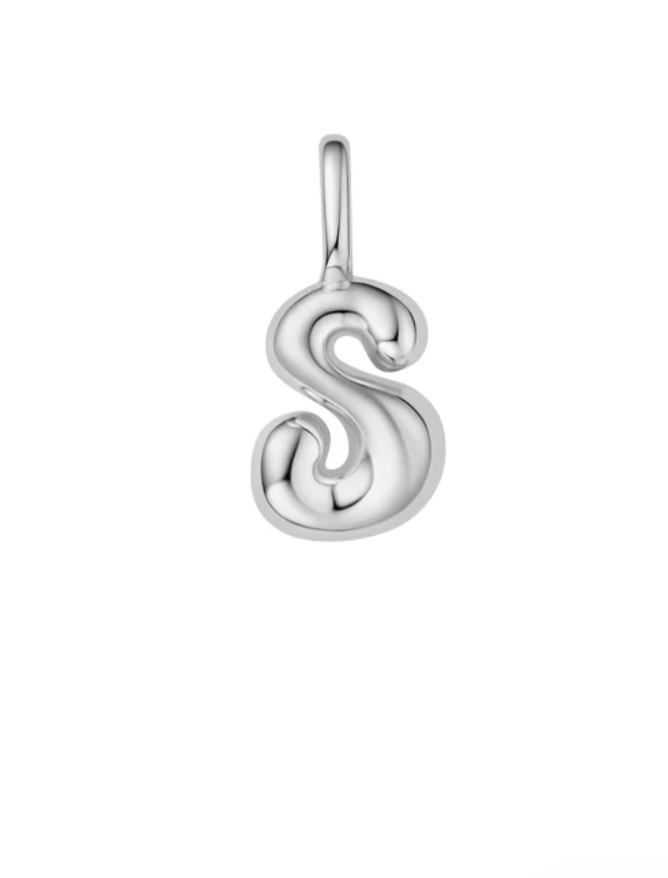 Silver Letter Charms