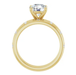 Load image into Gallery viewer, Round Engagement Ring with Set Diamonds
