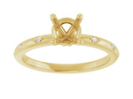 Load image into Gallery viewer, Round Engagement Ring with Set Diamonds
