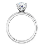 Load image into Gallery viewer, Round Engagement Ring with Set Diamonds
