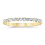 Load image into Gallery viewer, 14K Wedding Band with Diamonds
