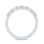 Load image into Gallery viewer, 14K Shared Prong Wedding Band with Diamonds
