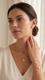 Load image into Gallery viewer, Two Seas Necklace
