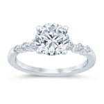 Load image into Gallery viewer, 14K Round Cut Wedding Ring
