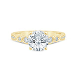 Load image into Gallery viewer, 14K Round Cut Wedding Ring

