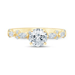 Load image into Gallery viewer, 14K Round Cut Wedding Ring
