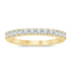 Load image into Gallery viewer, 14K Wedding Band with Diamonds
