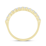 Load image into Gallery viewer, 14K Wedding Band with Diamonds
