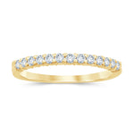 Load image into Gallery viewer, 14K Wedding Band with Diamonds

