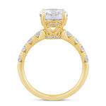 Load image into Gallery viewer, 14K Oval Cut Wedding Ring
