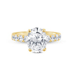 Load image into Gallery viewer, 14K Oval Cut Wedding Ring
