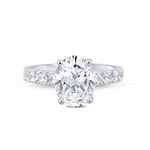 Load image into Gallery viewer, 14K Oval Cut Wedding Ring
