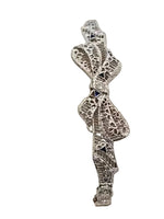 Load image into Gallery viewer, Art Deco Diamond 10K White Gold Bracelet
