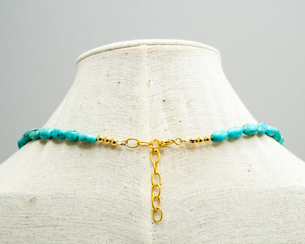 Clustered Alternate Chain Necklace – 18K Gold, Rose Gold - ODOZIAKUCHI