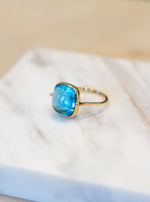 Load image into Gallery viewer, Swiss Blue Topaz Ring
