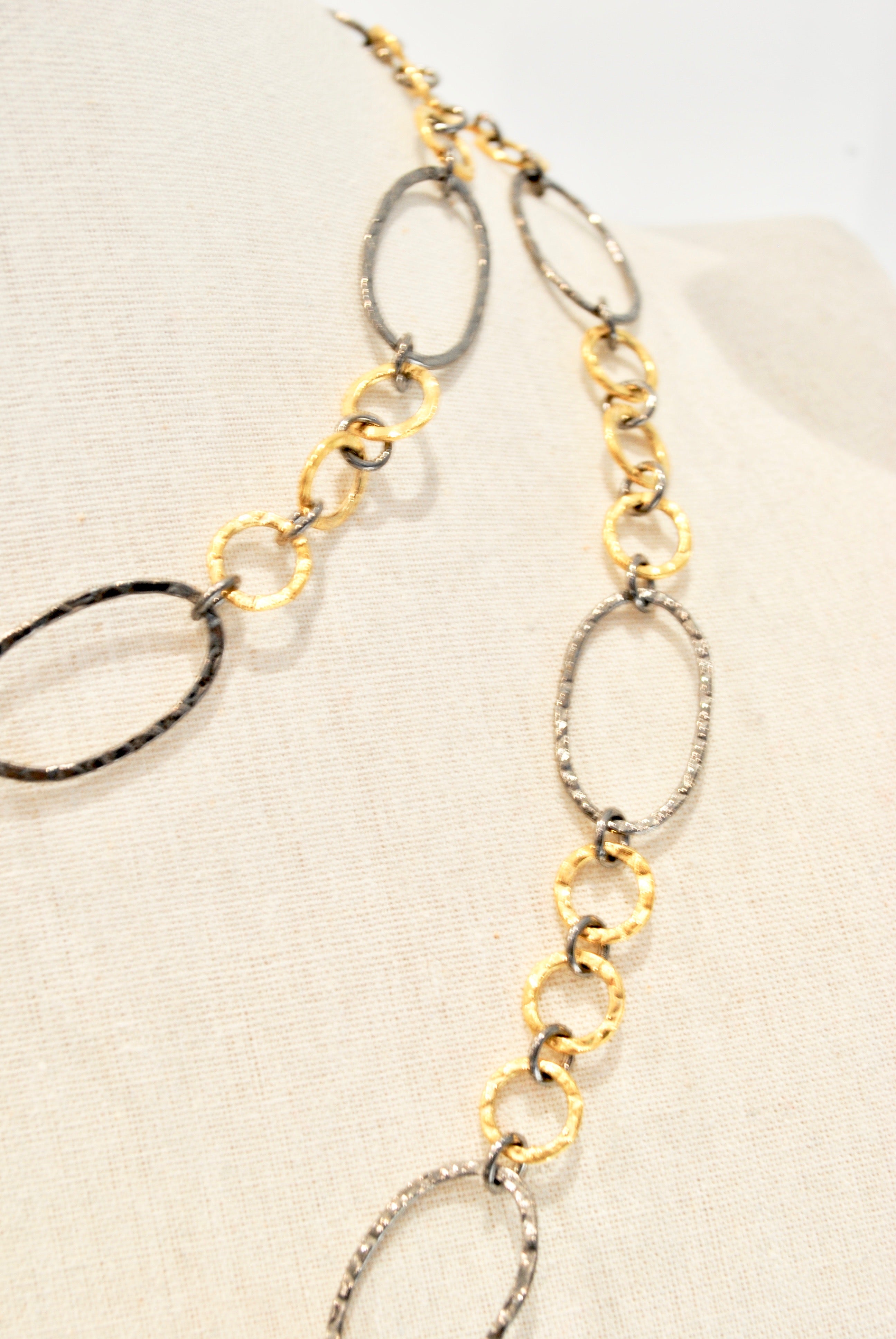 Two-Tone Chain Necklace
