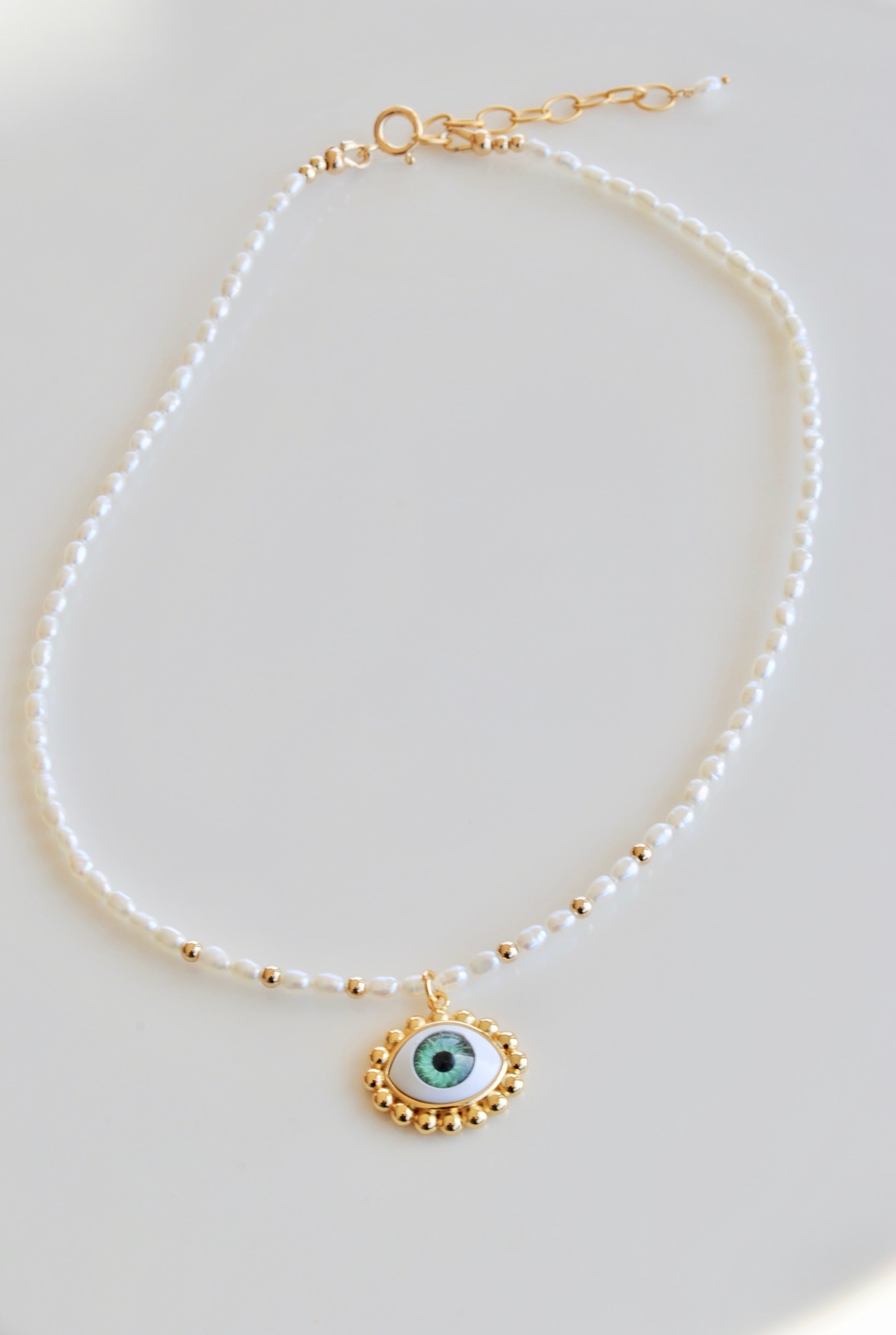 Eye Pendant Necklace - 2 Colors