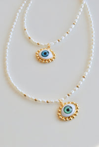 Eye Pendant Necklace - 2 Colors
