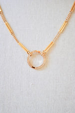 Load image into Gallery viewer, 14K and Diamond Double Chain Necklace
