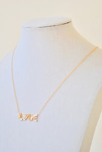 14K and Diamond Love Heart Necklace
