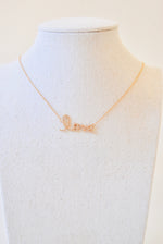 Load image into Gallery viewer, 14K and Diamond Love Necklace
