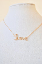 Load image into Gallery viewer, 14K and Diamond Love Necklace
