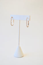 Load image into Gallery viewer, Elegant 14K Yg Diamond Earrings
