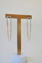 Load image into Gallery viewer, Stunning 14K Yg Diamond Earrings

