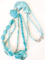 Load image into Gallery viewer, Blue Turquoise Necklace
