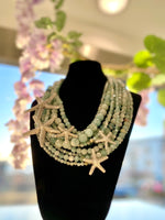Load image into Gallery viewer, Ariel Aquamarine Necklace - 9 Strand

