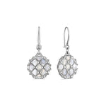 Load image into Gallery viewer, Isola Drop Earrings with Mother of Pearl

