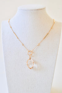 14K and Diamond Chain Necklace
