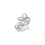 Load image into Gallery viewer, Double Flower Ring with Mother of Pearl
