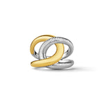 Load image into Gallery viewer, Eternity Embrace Ring with 18k Gold
