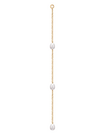 Load image into Gallery viewer, Chain Dangle White Pearl Charm
