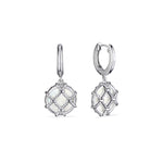 Load image into Gallery viewer, Isola Single Drop Earrings with Mother of Pearl
