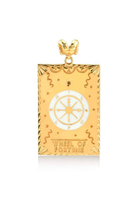 Wheel of Fortune Tarot Necklace