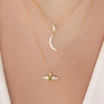 Load image into Gallery viewer, White Luna Necklace
