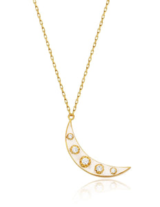White Luna Necklace